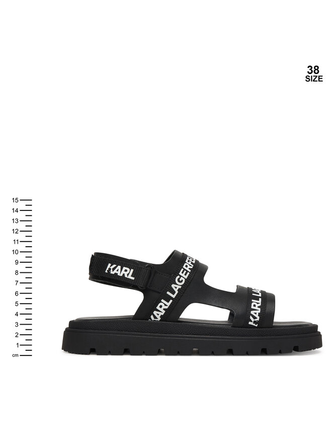 KARL LAGERFELD Sandalen KARL LAGERFELD Z31176 S Schwarz