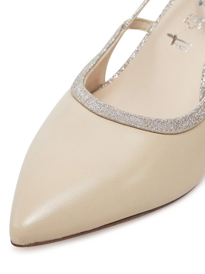 Tamaris Pantofi cu toc subțire Tamaris 1-22436-44 Bej