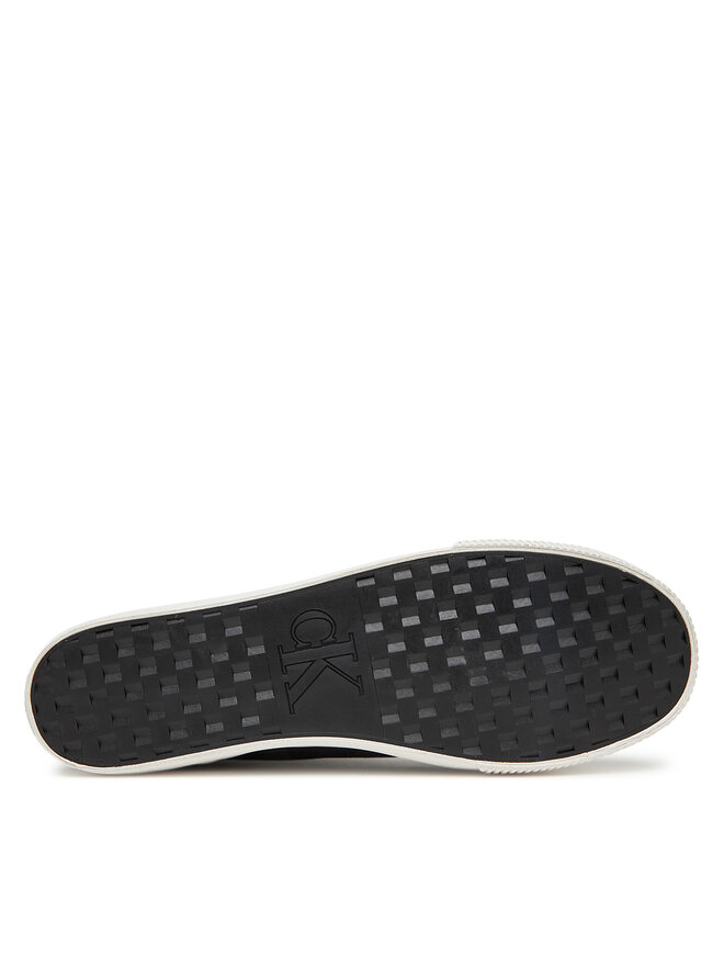 Calvin Klein Jeans Sneakersy Calvin Klein Jeans Ess Vulc Mid Mg Canvas YM0YM01210 Czarny