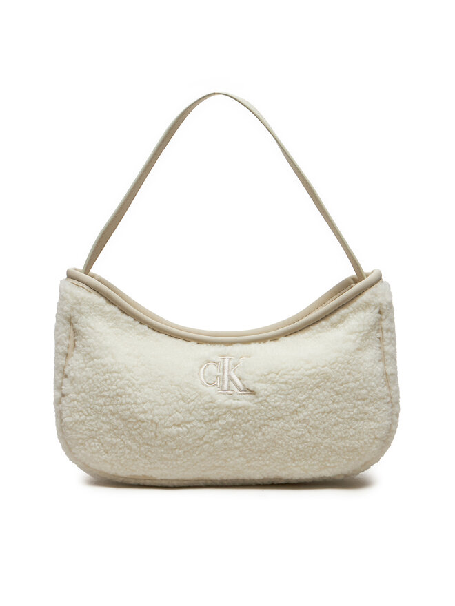 Calvin Klein Jeans Handtasche Calvin Klein Jeans Teddy IU0IU00634 Écru