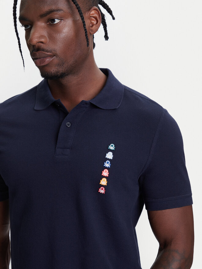 United Colors Of Benetton United Colors Of Benetton Poloshirt 3089U302J Dunkelblau Regular Fit