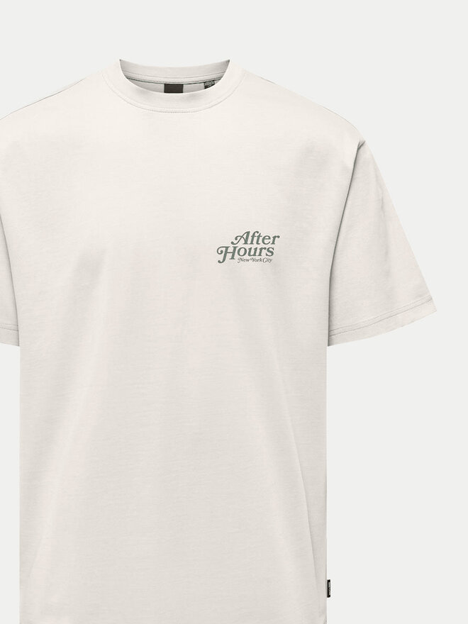 Only & Sons Only & Sons T-Shirt Bowen 22032071 Weiß Relaxed Fit