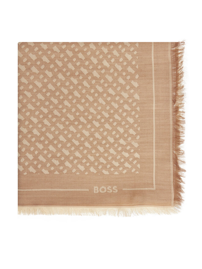 BOSS Хустка BOSS Ledonia 50517733 Бежевий