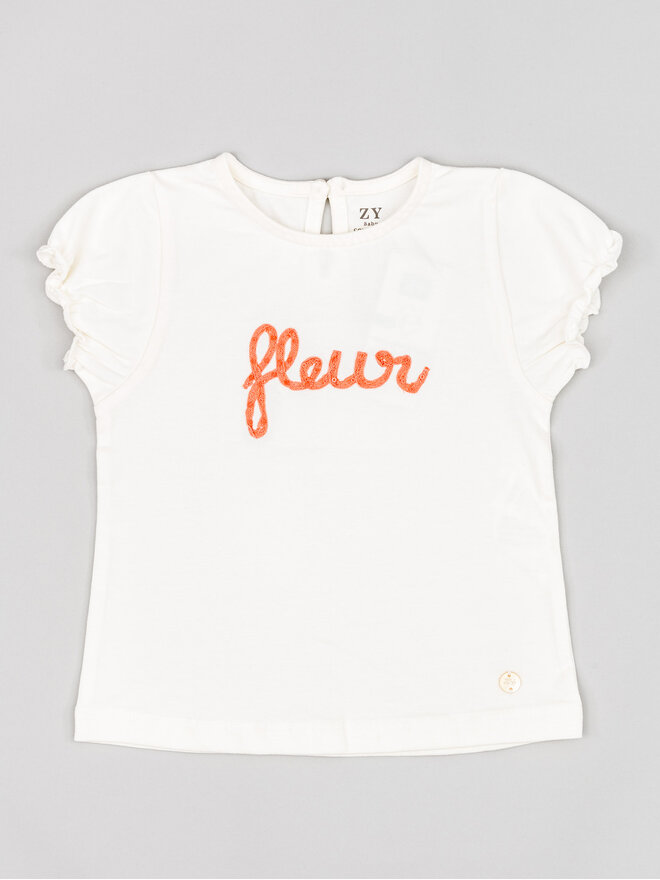 Zippy Zippy T-Shirt ZBGAP0303 23008 Λευκό Regular Fit