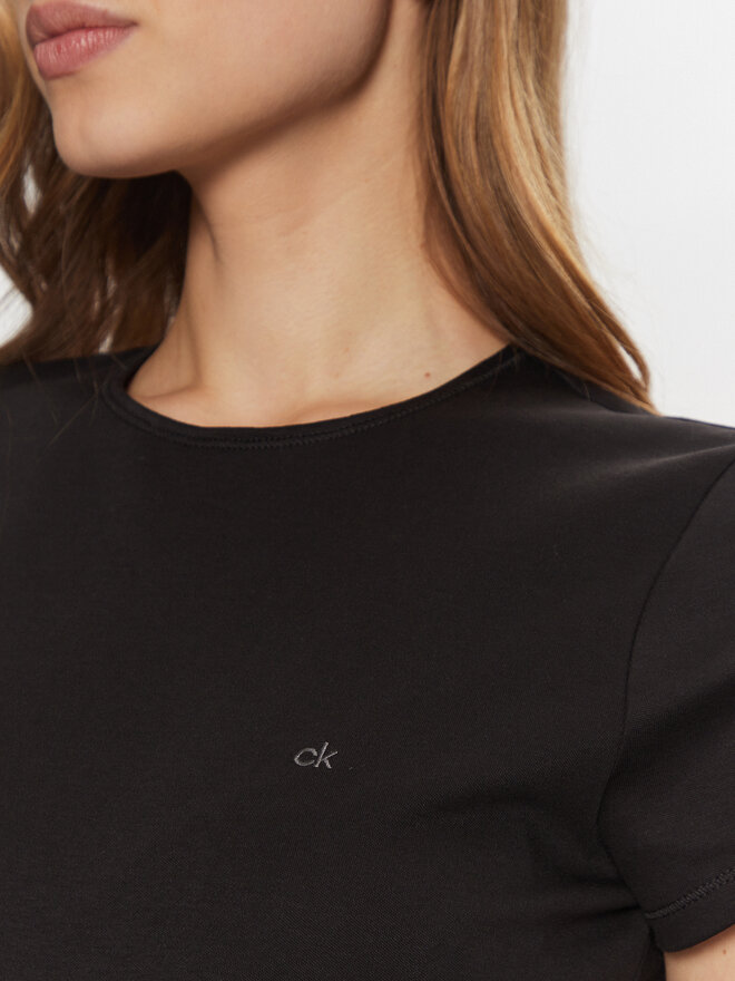 Calvin Klein Calvin Klein T-Shirt K20K208049 Schwarz Slim Fit