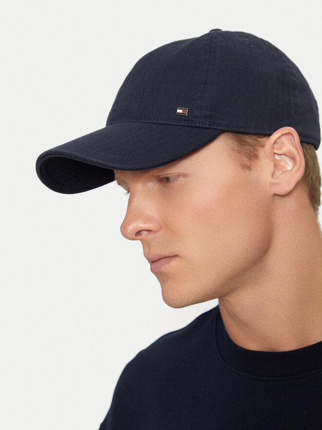 Tommy Hilfiger Cappellino Tommy Hilfiger Herringbone AM0AM13006 Blu scuro