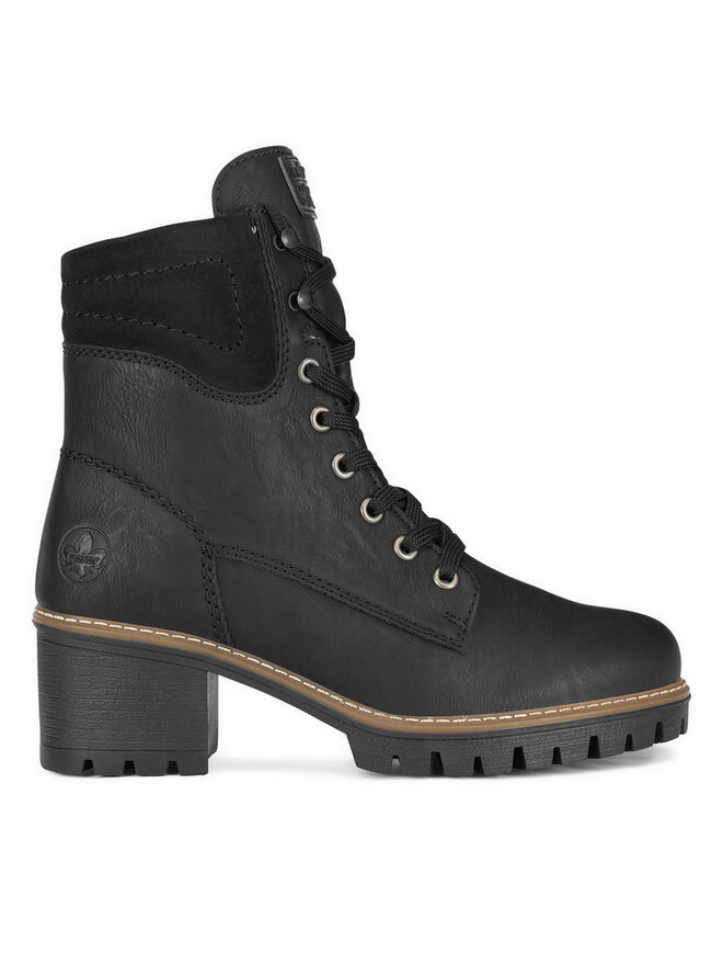 Rieker Botki Rieker Y8610-00 Czarny