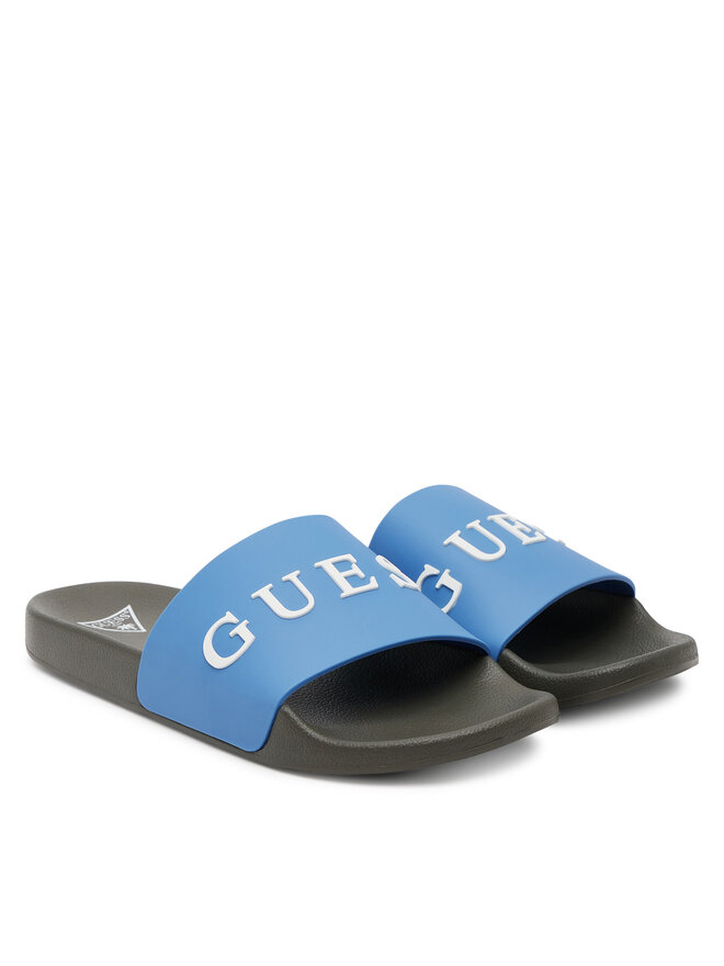 Guess Klapki Guess F5GZ06 BB00F Niebieski