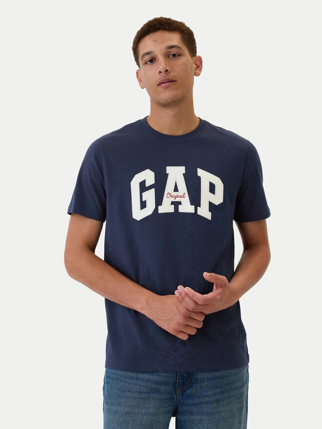 Gap Gap Marškinėliai 542246-02 Tamsiai mėlyna Regular Fit