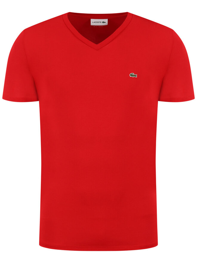 Lacoste Lacoste Marškinėliai TH6710 Raudona Regular Fit