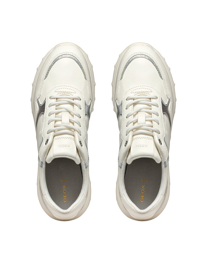 Geox Sneakersy Geox D Alleniee D55LPA 0BC22 C1R1Q Écru