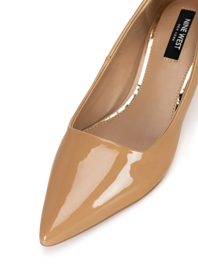 Nine West Pantofi cu toc subțire Nine West WFA3042-1 Bej