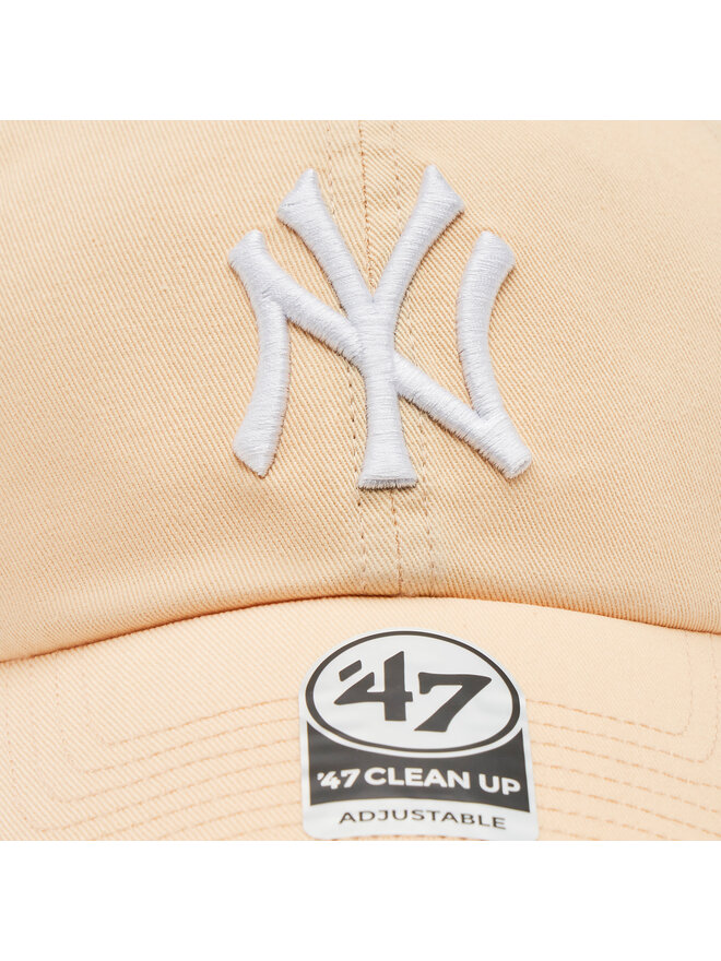 47 Brand Kšiltovka 47 Brand Mlb New York Yankees '47 Clean Up W/ No Loop Label B-NLRGW17GWS-AF Oranžová