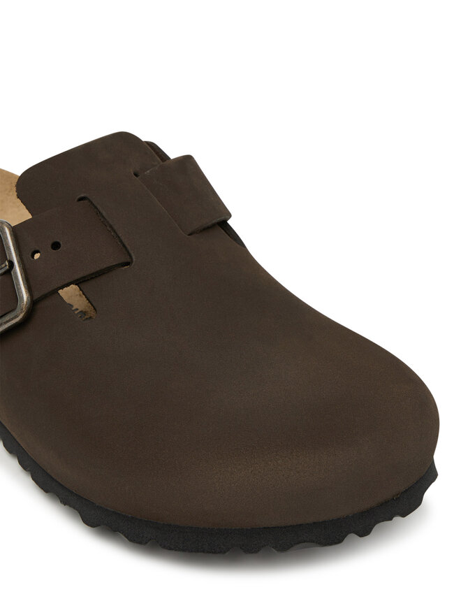 Birkenstock Pantoletten Birkenstock Boston Wire Buckle 1032760 Dunkelbraun