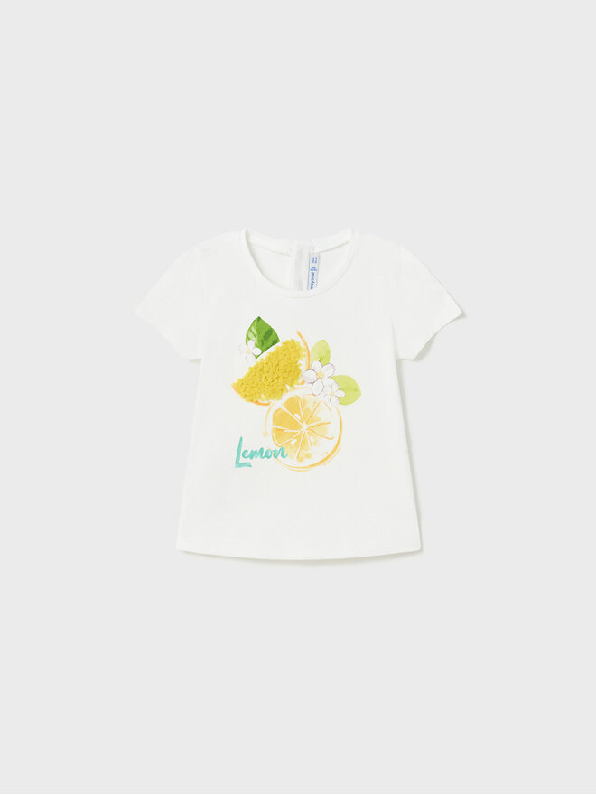Mayoral Mayoral T-Shirt 1014 Λευκό Regular Fit
