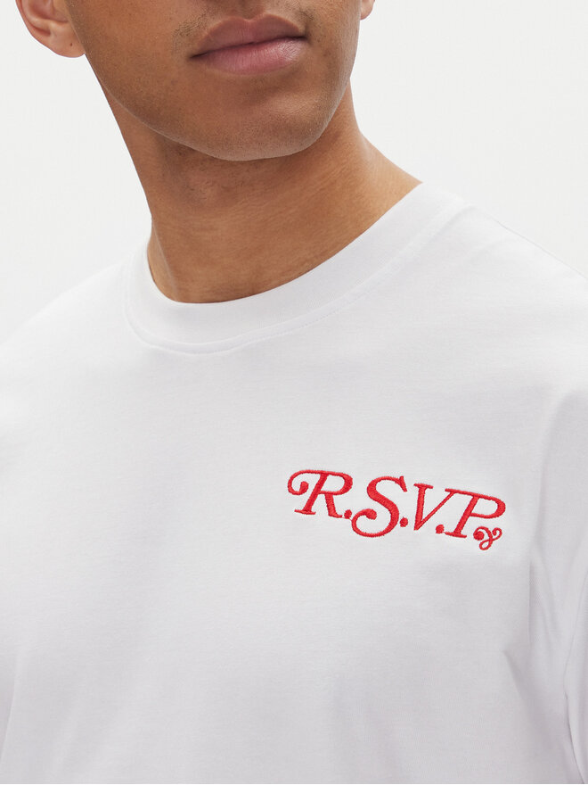 Fila Fila T-Shirt Lengeweg FAM0907 Λευκό Regular Fit