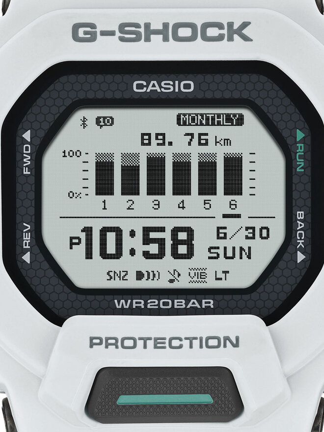 Годинник G-Shock G-Squad GBD-200-7ER Білий | evzuttya.com.ua