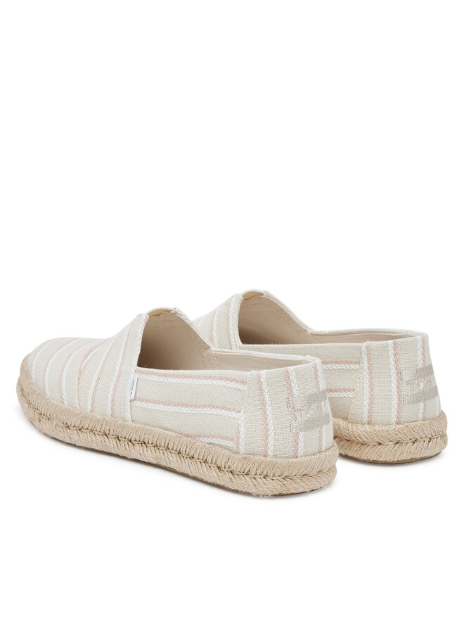 Toms Espadrillas Toms Natural Woven Stripes 10021816 Beige