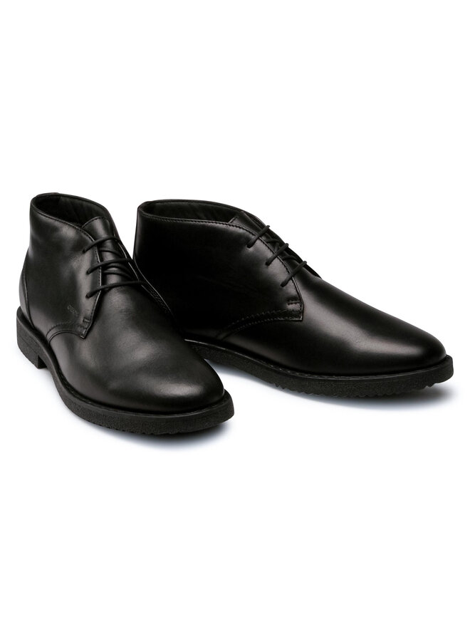 Geox Schnürschuhe Geox U Brandled B U043MB 00085 C9999 Schwarz