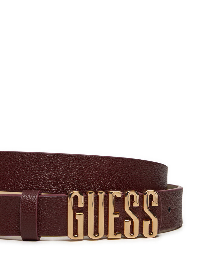 Guess Cinturón para mujer Guess BW9114 P4225 Guinda/burdeos