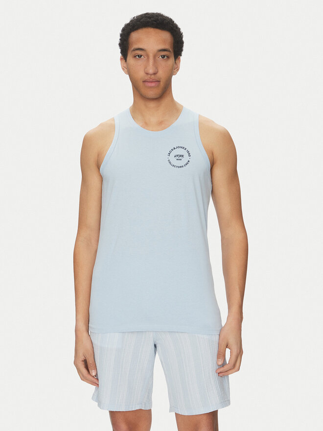 Jack&Jones Jack&Jones Set 2 majic brez rokavov Simon 12276429 Pisana Regular Fit
