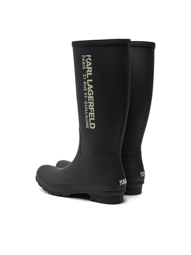 KARL LAGERFELD Γαλότσες KARL LAGERFELD KL47085 Μαύρο