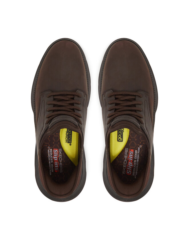 Skechers Superge Skechers Garza-Gervin 205046/CHOC Rjava