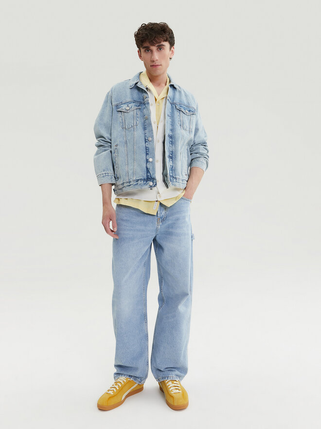 Tommy Jeans Tommy Jeans Trikó Entry Graphic DM0DM20790 Ekru Slim Fit