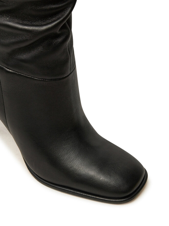 Botas mosqueteras MICHAEL Michael Kors Kelsea Leather Slouchy Boot 40F4KLHB5L Negro zapatos.es