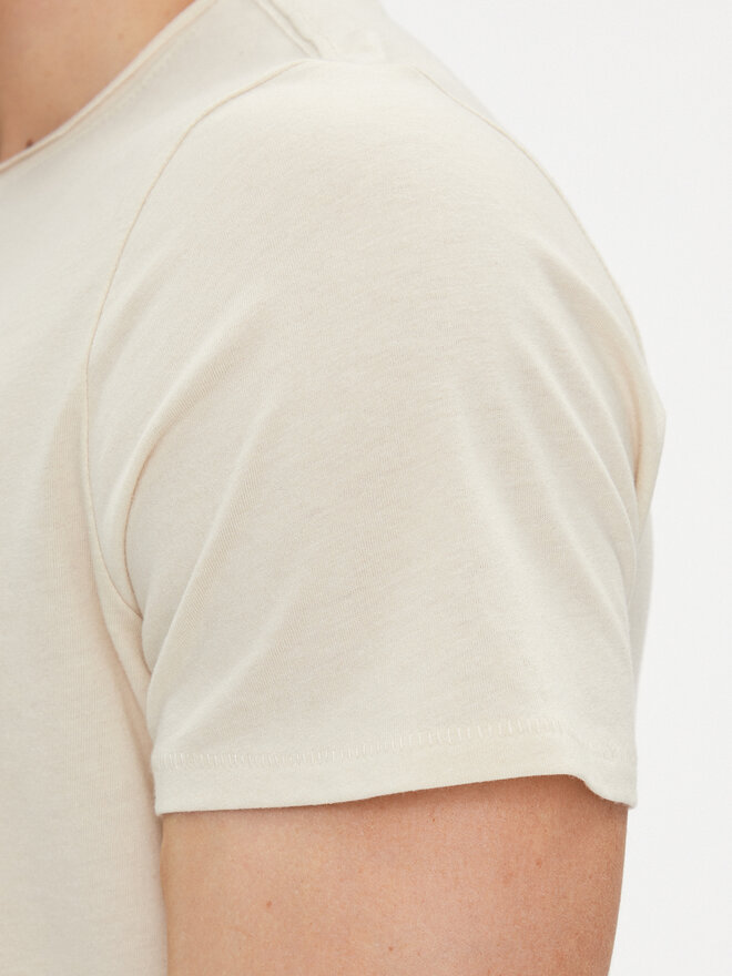 Tommy Jeans Tommy Jeans Marškinėliai Jaspe DM0DM09586 Smėlio Slim Fit