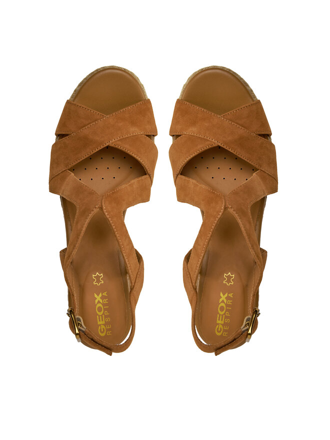 Geox Espadrile Geox D Ponza D35GVC 00021 C6001 Rjava
