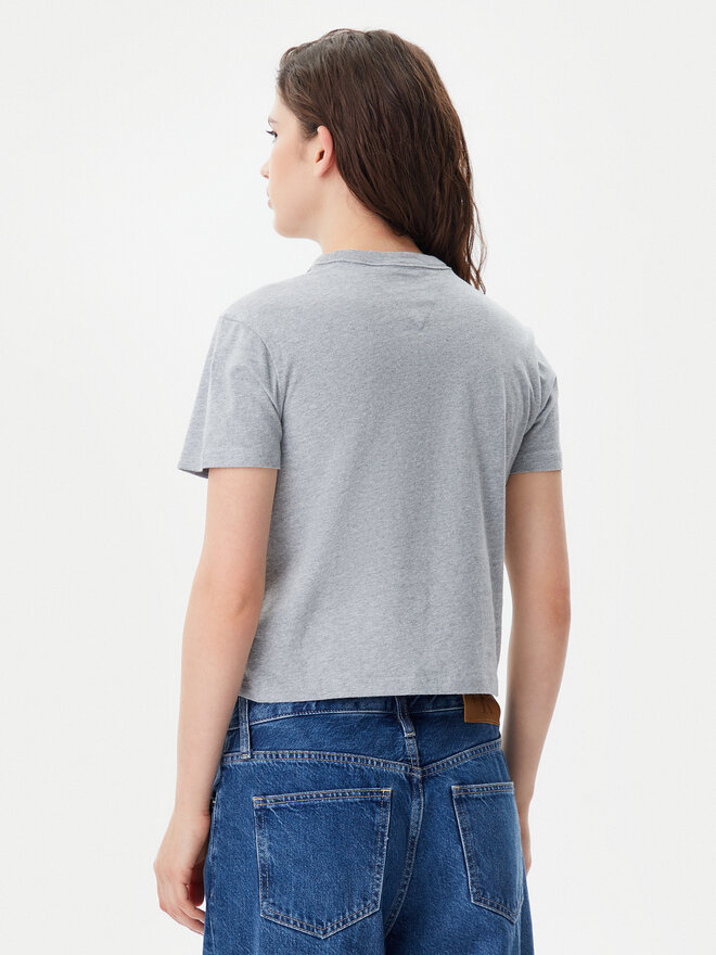 Tommy Jeans Tommy Jeans T-Shirt Varsity DW0DW20317 Grau Regular Fit