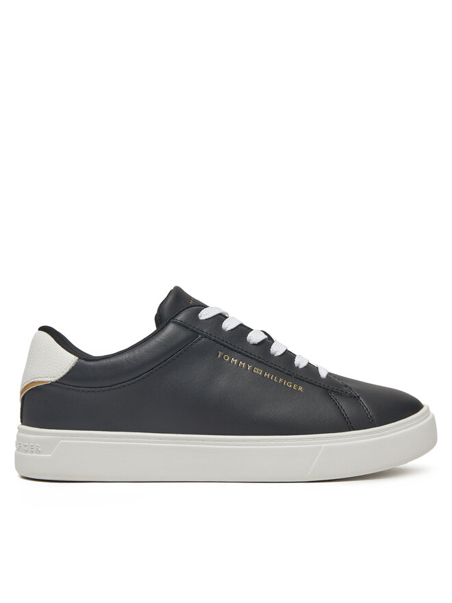 Tommy Hilfiger Sneakersy Tommy Hilfiger Essential Court Sneaker FW0FW08320 Czarny