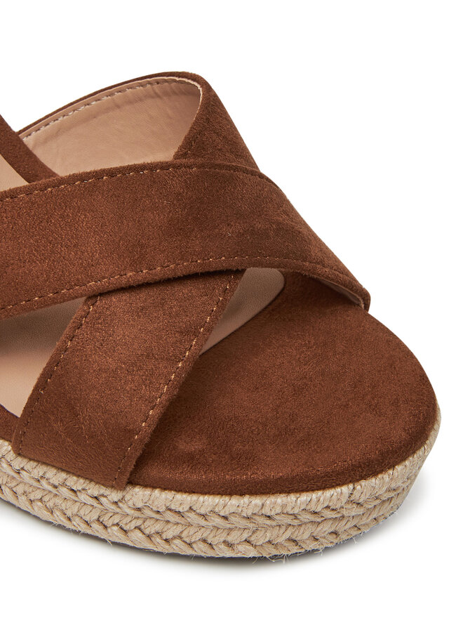 ONLY Shoes Espadrilky ONLY Shoes Onlamelia-18 Mf Wedge 15335555 Hnědá