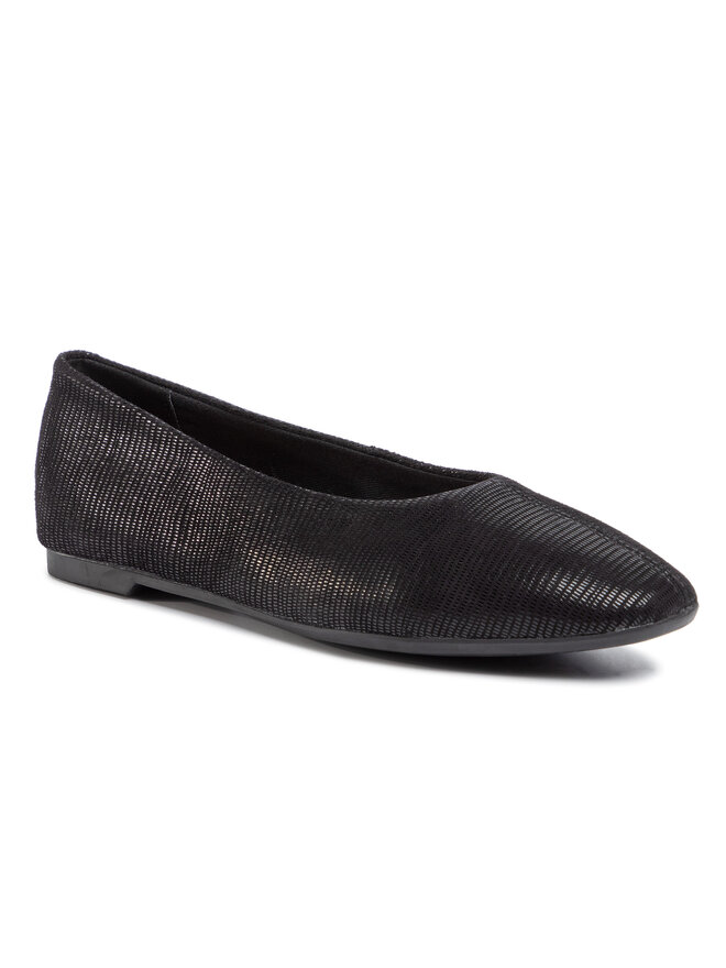 Clarks Балетки Clarks Chia Violet 261450284 Чорний