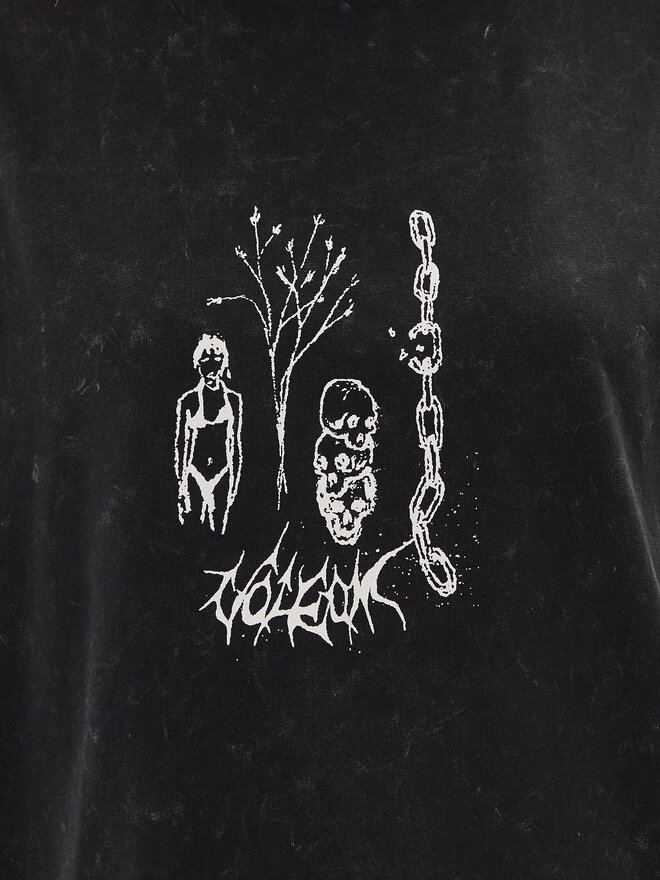 Volcom Volcom Футболка Voltrip B3512508 Чорний Oversize