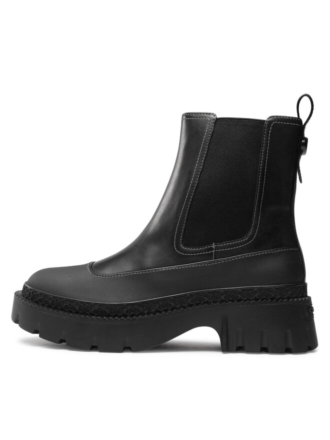 Coach Μποτάκια Coach Jayla Leather Bootie CM770 Μαύρο