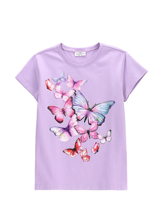 Coccodrillo Coccodrillo Camiseta WC5143201VGD Violeta Regular Fit