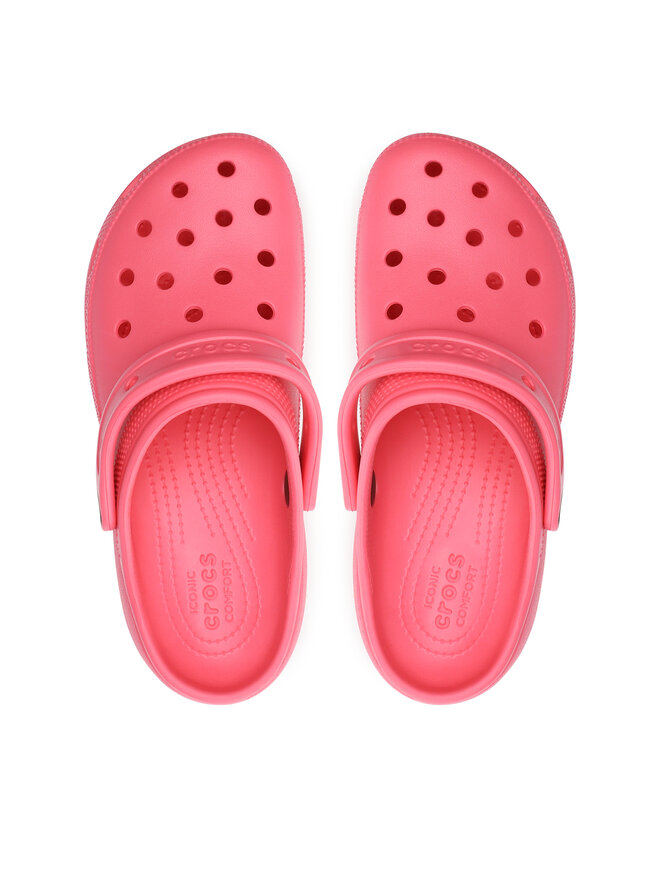 Pantoletten Crocs Crocs Classic Platform Clog W 206750 Rosa | eschuhe.de