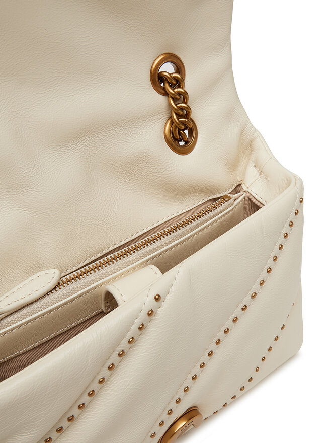 PINKO Τσάντα PINKO Love Puff Mini Cl PE 25 PLTT 100039 A26T Εκρού