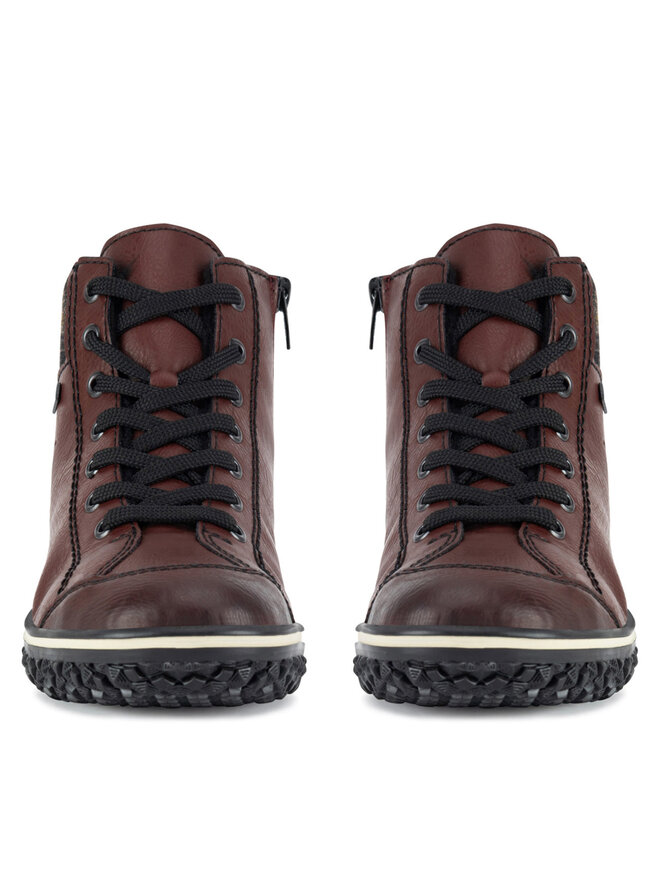 Rieker Schnürschuhe Rieker Z4243-36 Dunkelrot