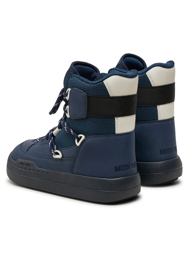 Moon Boot Śniegowce Moon Boot Park Sneaker Boot 80D2470060 Granatowy