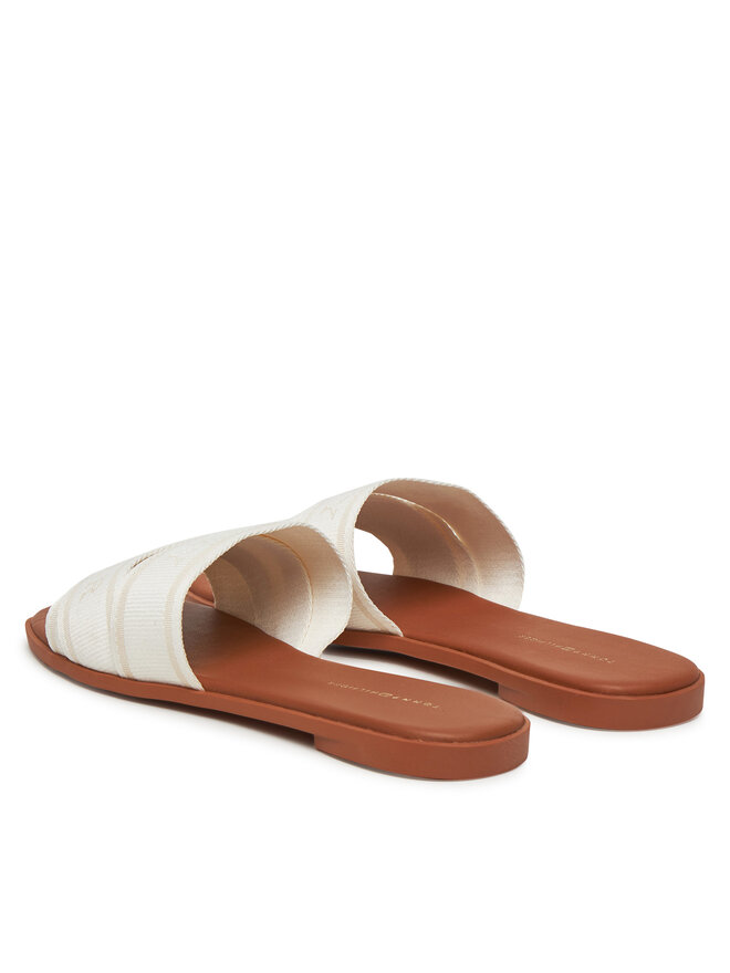 Tommy Hilfiger Šľapky Tommy Hilfiger Webbing Mule FW0FW08421 Biela