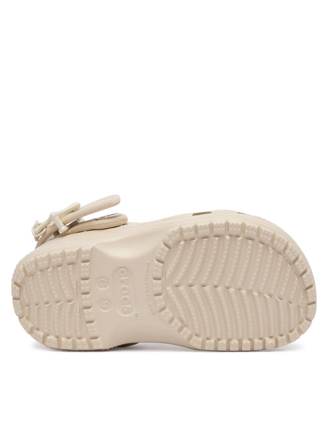 Crocs Шльопанці Crocs Classic Star Buckle Clog 214369 Світло-бежевий