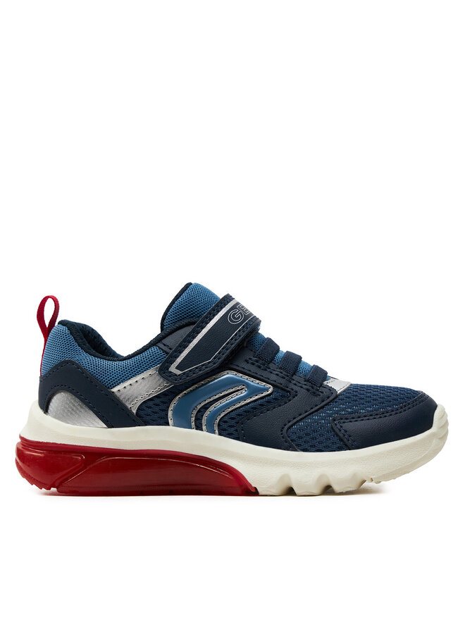 Geox Sneakersy Geox J Ciberdron Boy J45LBC 01454 C0735 S Granatowy
