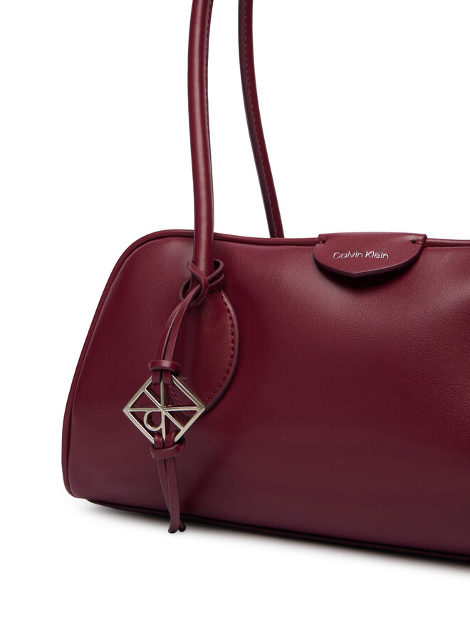 Calvin Klein Handtasche Calvin Klein Emblem Trio Shoulder Bag LV04F3369G Dunkelrot