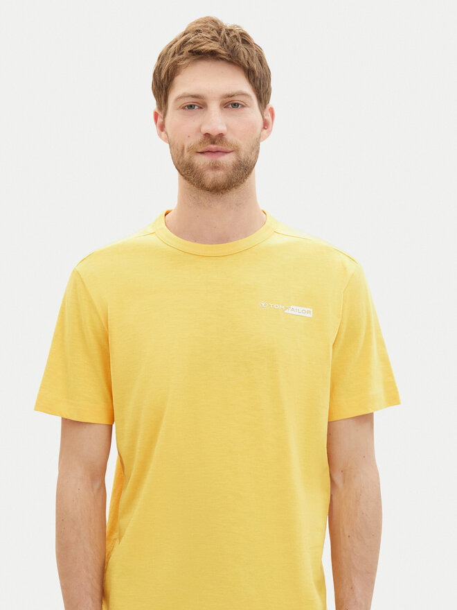 Tom Tailor Tom Tailor Camiseta 1040821 Amarillo Regular Fit