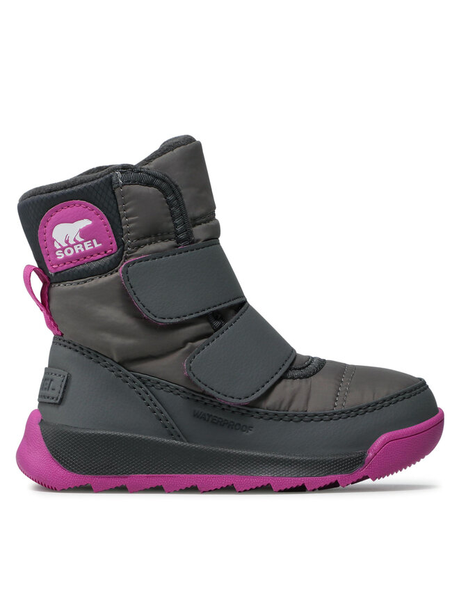 Sorel Μπότες Χιονιού Sorel Childrens Whitney II Strap Wp NC3919 Γκρι