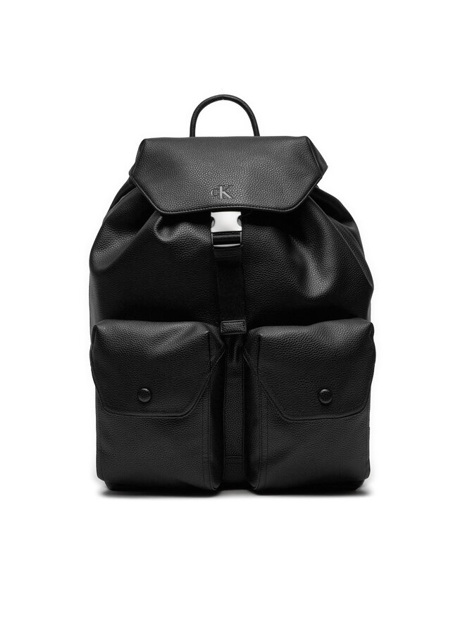 Rucksack Calvin Klein Jeans Flap Backpack K50K512544 Schwarz eschuhe
