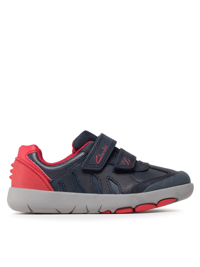 Clarks Jungen Rex Play T-Sneaker – Leichte & Flexible Kinderschuhe
